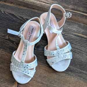 Little girl dress shoes - silver